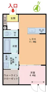 クレイス(KLEIS)【1階】の間取り