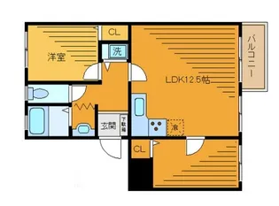 第二ソイビーンハウス【2階】の間取り