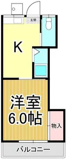 渡辺荘【2階】の間取り