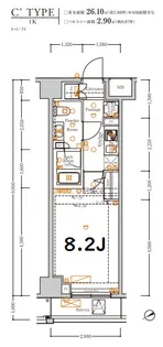 XEBECときわ台【2階】の間取り