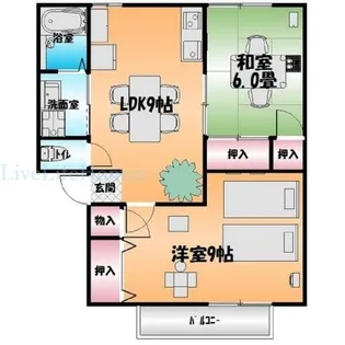 エクセレントメゾンアミューゼ【2階】の間取り