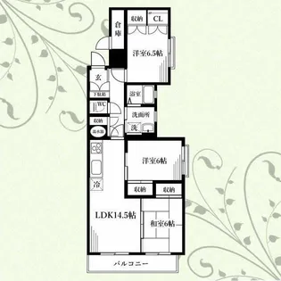 ガーデンテラス永田台【2階】の間取り