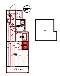 シャンティ六浦【2階】の間取り