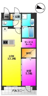 大楠2丁目プロジェクト【2階】の間取り