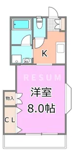 ドムスグランディフローラ【2階】の間取り