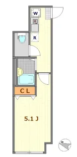 マーレ世田谷【1階】の間取り