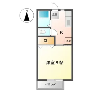 ハイム・シャブリエ B【1階】の間取り