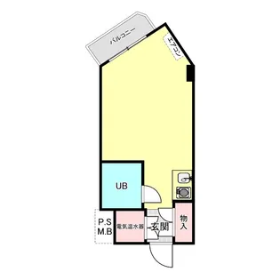 セザール伊勢佐木【6階】の間取り