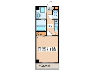 ベルデュ-ル調布国領【1階】の間取り