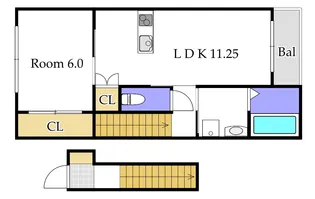 Casa Licht【2階】の間取り