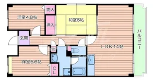 アバンティ千里【2階】の間取り