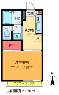 サンライフ壱番館【1階】の間取り