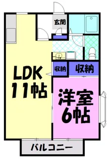 サンフラワー【1階】の間取り