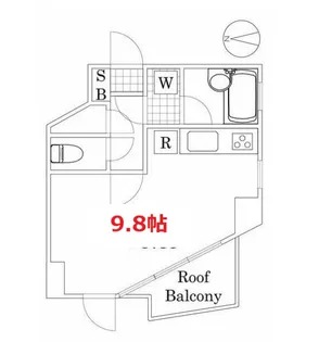 ライフレビュー多摩川【7階】の間取り