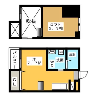 Amolir【2階】の間取り