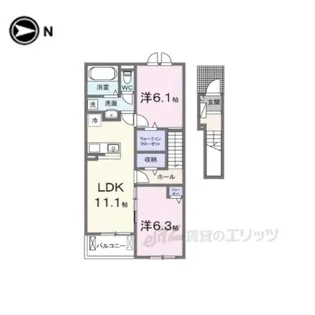 シルエーラセットA【2階】の間取り