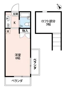 コーポアスカ【2階】の間取り