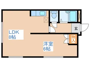 メゾンド-ル新川【3階】の間取り