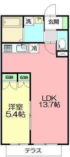 Raffinato湘南(ラフィネートショウナン)【1階】の間取り