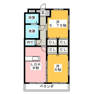 マエストロ伊勢【3階】の間取り