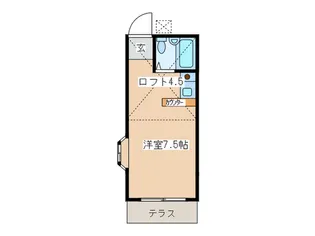 パレスタカラ【1階】の間取り