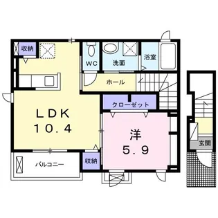 グランデ シーナIII【2階】の間取り