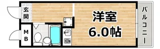 トピアリー淀【4階】の間取り