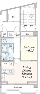 TIMELESS麻布十番【4階】の間取り