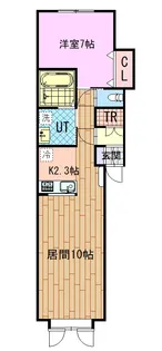 ノースアコードII【1階】の間取り