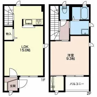 グリーンガーデンシンフォニー【1階】の間取り