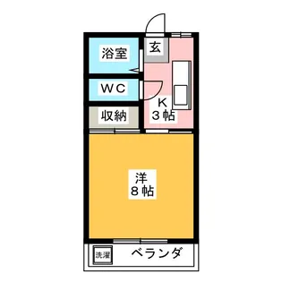 ユタカエイト【2階】の間取り