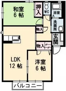 コンフォート C棟【2階】の間取り