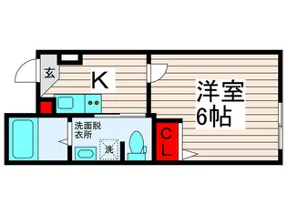 Reberty栗原【1階】の間取り