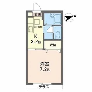 K’s Court II【1階】の間取り