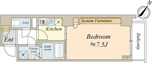 銀座ハウス【6階】の間取り