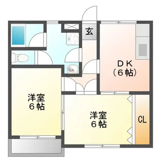 ルフラン相生【1階】の間取り