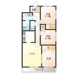 ネオニシキ【4階】の間取り