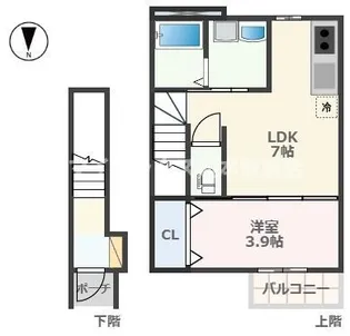 ネオステージ玉名【2階】の間取り