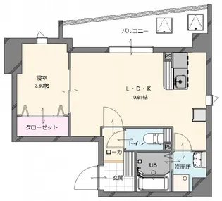 La Cienega博多南【6階】の間取り