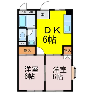 グレースレジデンス北本【1階】の間取り