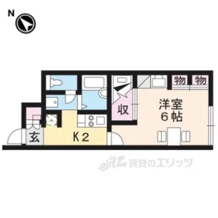 レオパレスメゾンアジュール【1階】の間取り