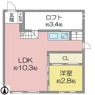 Tribute星崎【2階】の間取り