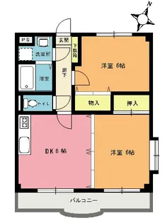 ニューサンライズ【3階】の間取り