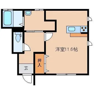 メゾン都南【1階】の間取り