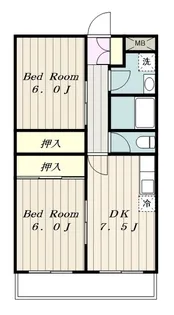 アイディーアル【4階】の間取り