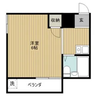 ユニバーサル島田【4階】の間取り