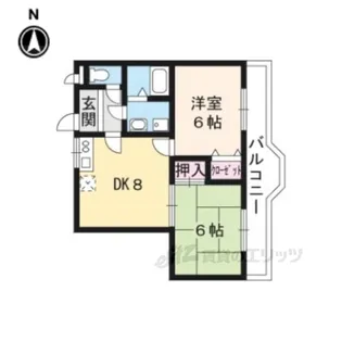 カーム瀬田【3階】の間取り