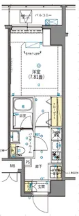 SHOKEN Residence早稲田【7階】の間取り