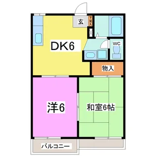 サンブリーズ【2階】の間取り
