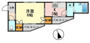 コーポ萌【3階】の間取り